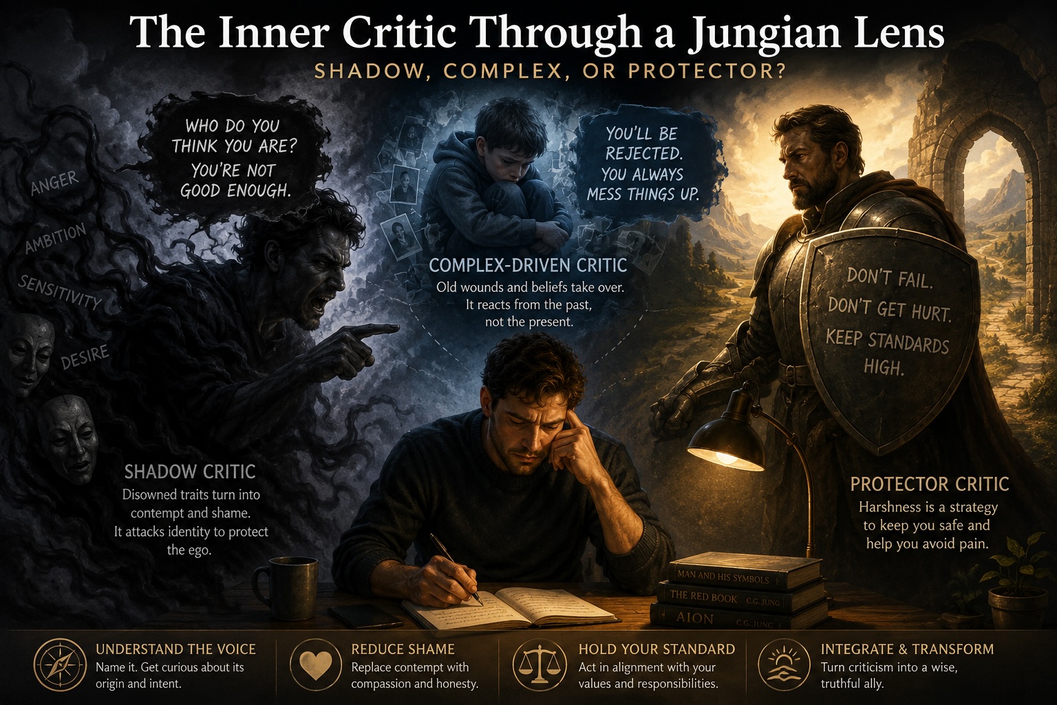 The Inner Critic Through a Jungian Lens: Shadow, Complex, or Protector?