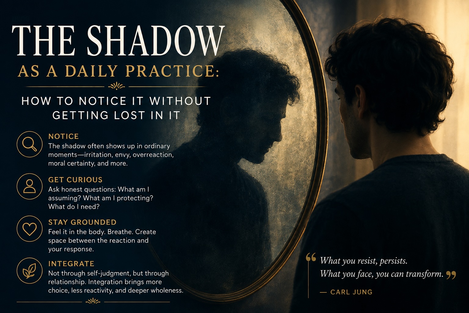 THE SHADOW AS A DAILY PRACTICE: HOW TO NOTICE IT WITHOUT GETTING LOST IN IT